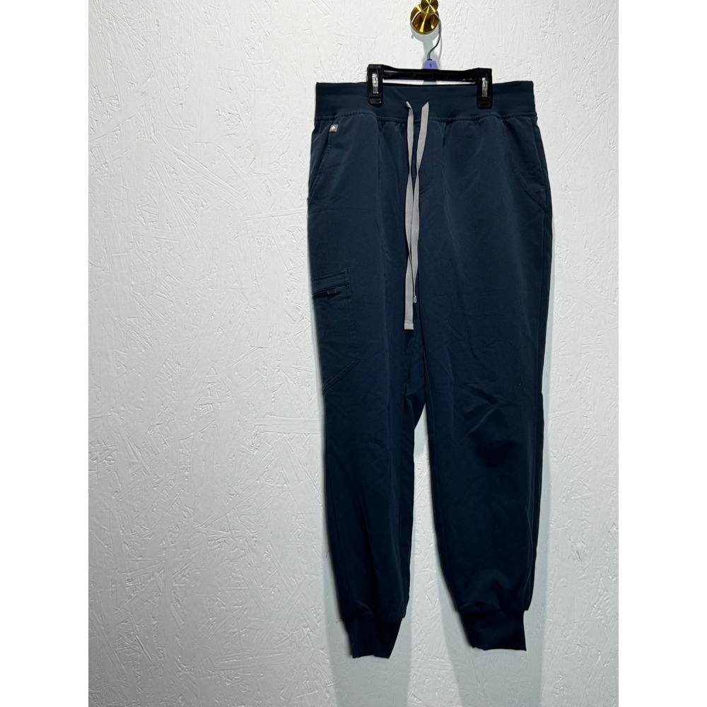 FIGS Zamora Jogger Scrub Pants Womens Small Navy Blue Cargo
